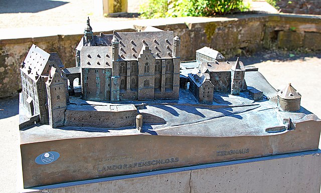 マールブルク城の模型
