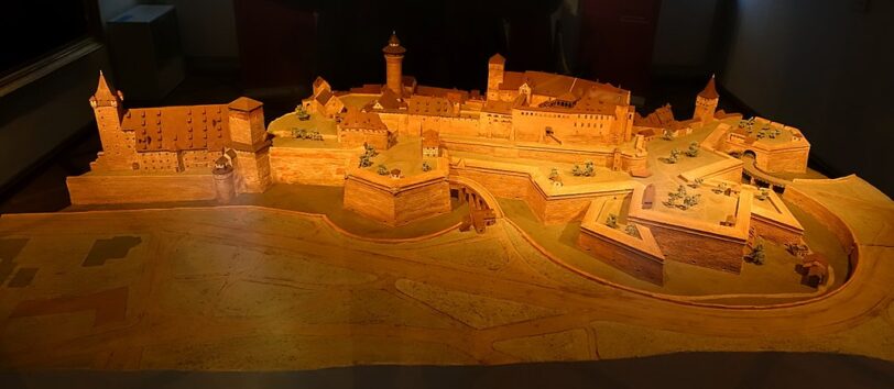 ニュルンベルク城の模型