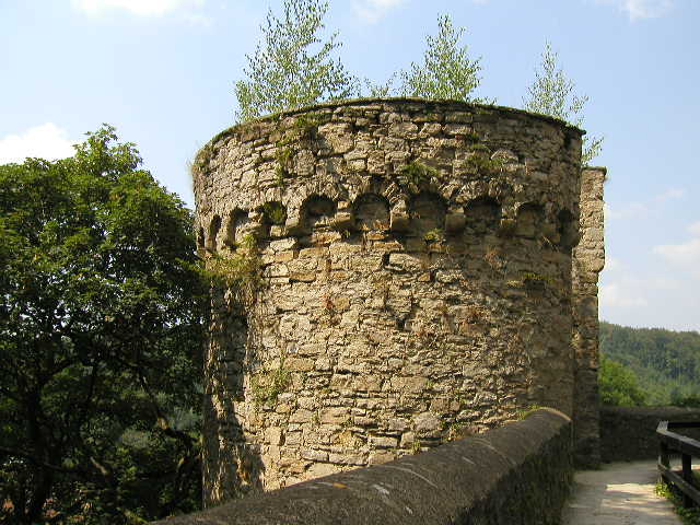 グッテンベルク城の砲塔
