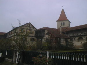 銃孔があるハールブルク城(Burg Harburg)