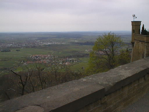 ホーエンツォレルン城からの眺め