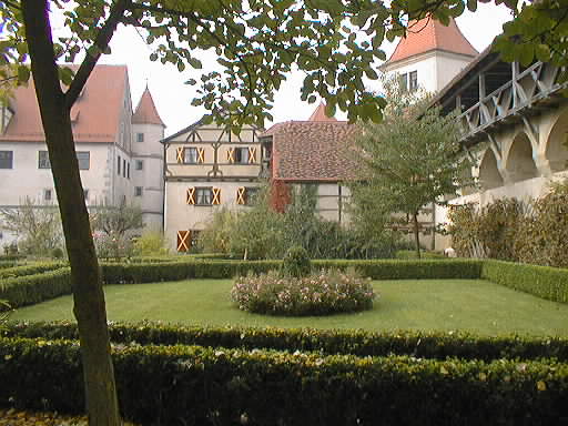 ハールブルク城の庭園