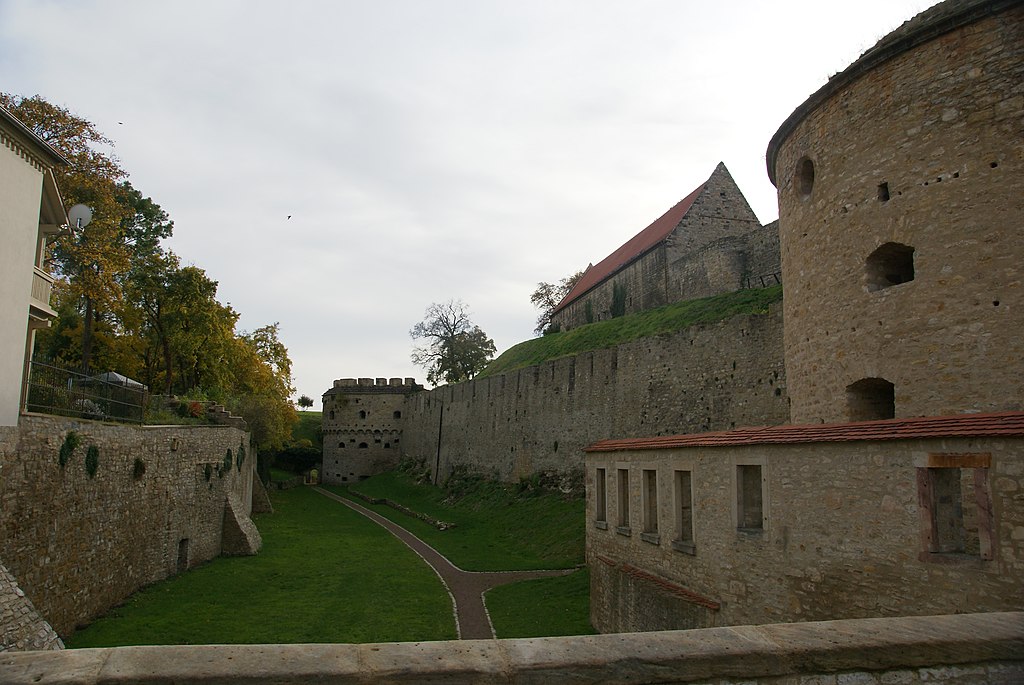クヴェアフルト城（Burg Querfurt）の空堀