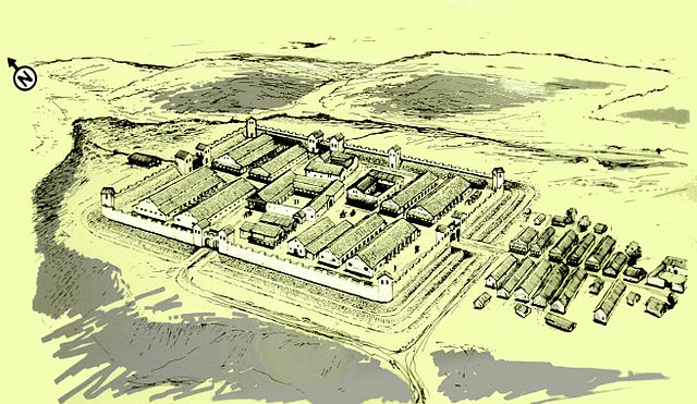 ローマ軍の砦