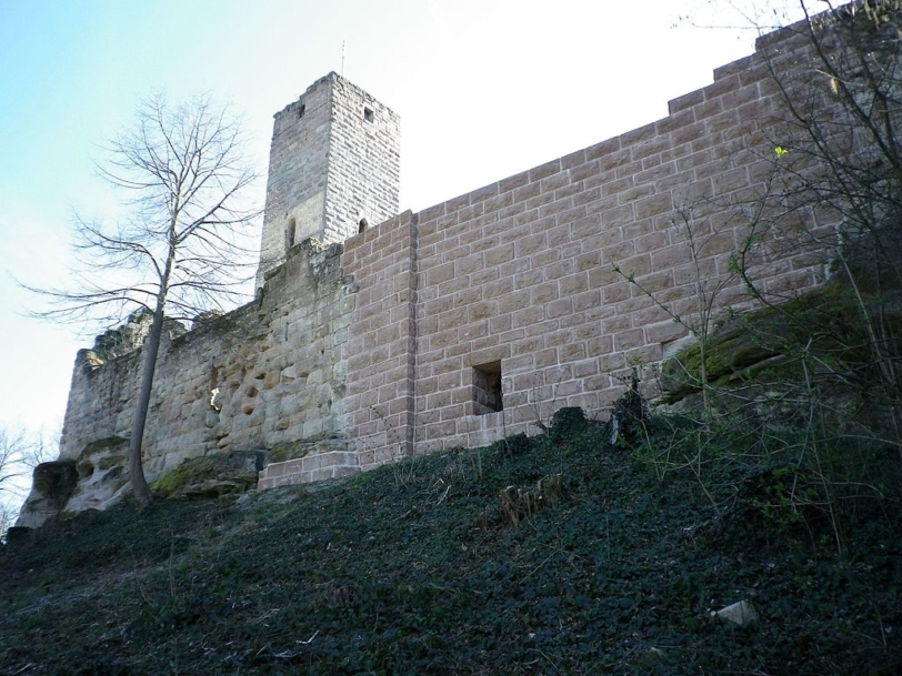 ヒルポルトシュタイン城の環状城壁