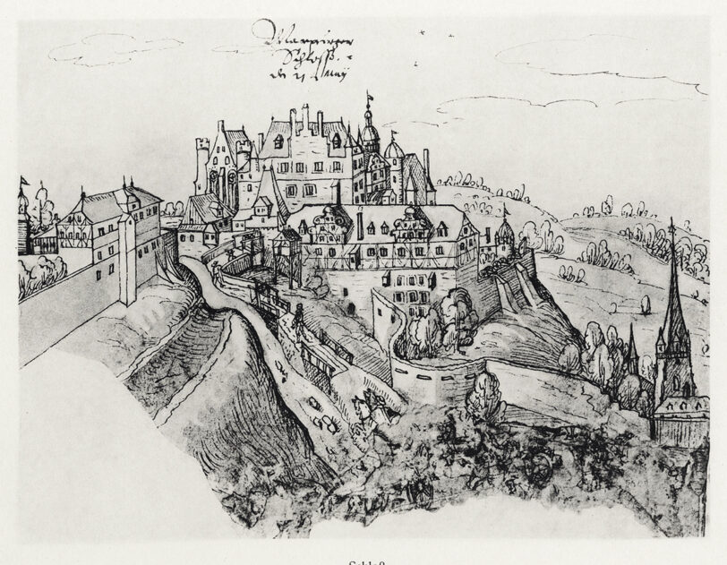 1632年のマールブルク城