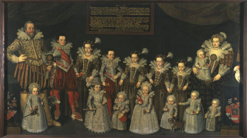 モーリッツ・フォン・ヘッセン＝カッセル方伯と家族